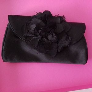 💕♠️Kate Spade Evening BLACK Satin CLUTCH
